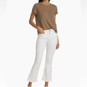 Frame Women's white “Le Crop Mini Boot Cut” Jean Sz 33